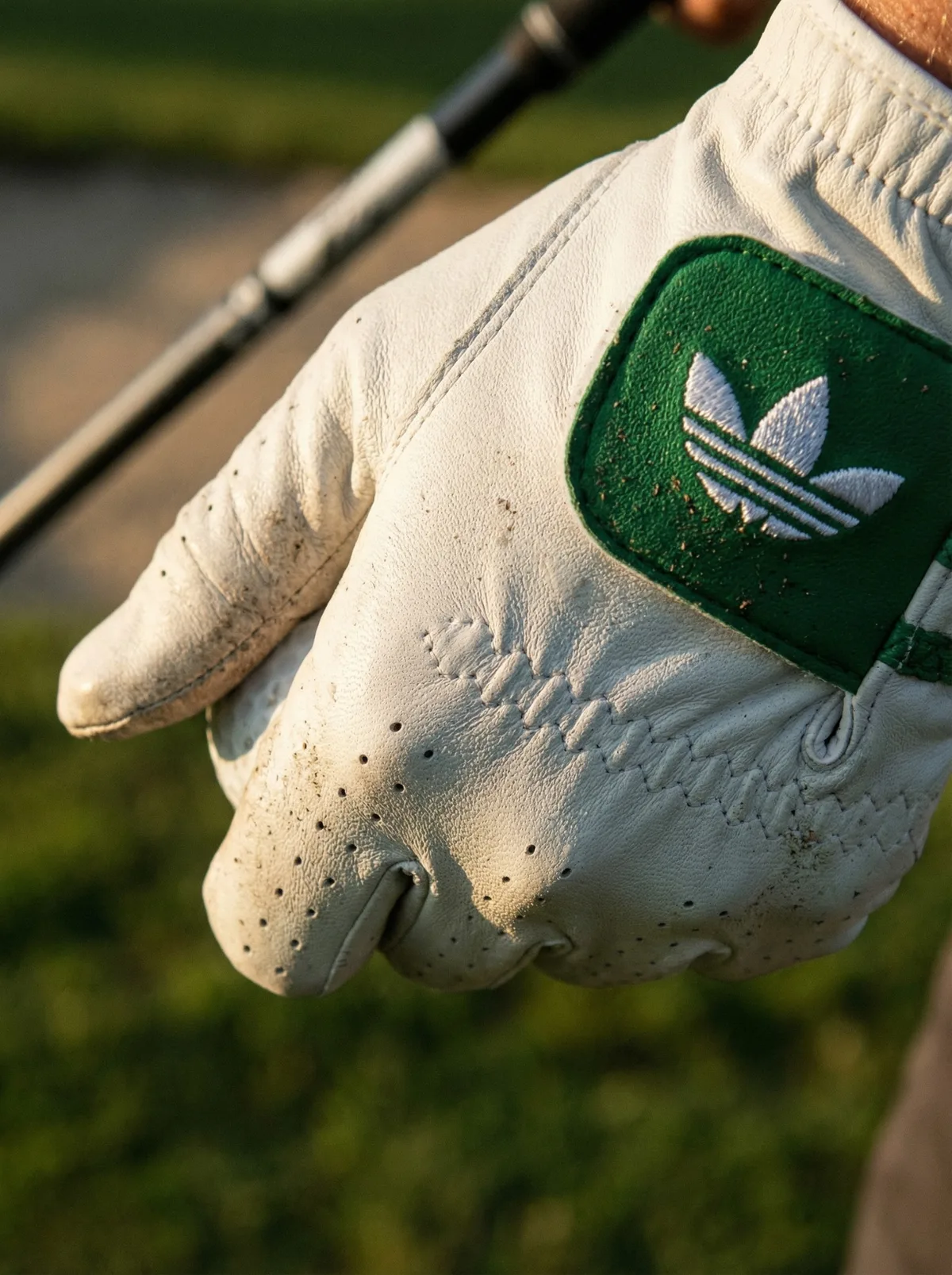 Guanto da golf in una scena generata dal packshot